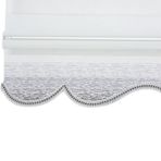 Evaks Malaga V-5 Melanj Zebra Desenli 100x200 cm Gri Stor Perde