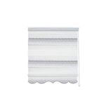 Evaks Malaga V-5 Melanj Zebra Desenli 160x200 cm Gri Stor Perde