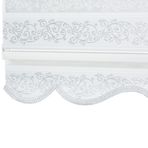 Evaks Sarmaşık Jakar Zebra Desenli 650-01 140x200 cm Krem Stor Perde