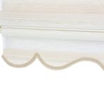 Evaks Tolgo V-2 Simli Zembra Desenli 160x200 cm Sarı Stor Perde