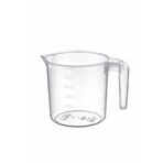 Evalins 1.5 Litre Kapasiteli Şeffaf Maşrapa – Plastik Su ve Sıvı Ölçüm Aracı (14×13 cm)