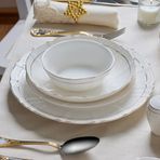 Evaliza Dune Gold 101 Parça 12 Kişilik Yemek Takımı