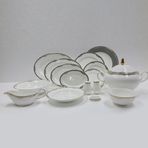 Evaliza Versailles Platin 101 Parça 12 Kişilik Yemek Takımı