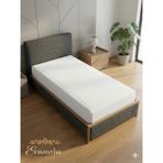Evanora Home Textile TEK KİŞİLİK %100 Pamuklu Penye Lastikli Çarşaf - Yumuşak Doku - Beyaz - 100x200