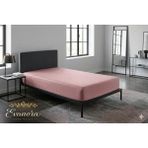 Evanora Home Textile TEK KİŞİLİK %100 Pamuklu Penye Lastikli Çarşaf - Yumuşak Doku - Pembe - 100x200