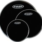 Evans ETPCHR-R 10+12+16 Black Chrome Tom Clear Rock Kitli Davul Derisi