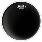 Evans Tt14chr Black Chrome 14 İnç Tom Derisi (Profesyonel) | Yarı Parlak Siyah Kaplama, Çift Katmanlı Yapı (7+7.5 Mil), Sert Vuruşlar İçin İdeal Net Atak Ve Modern Ses Karakteri