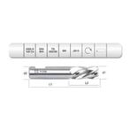 Evar Hsse Dın 844/Bn Parmak Freze 24 Mm Kısa