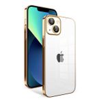 Evastore Apple iPhone 13 Kamera Korumalı Renkli Çerçeveli Garaj Kapak Kılıf