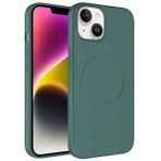 Evastore Apple iPhone 13 Magsafe Wireless Şarj Özellikli Pastel Renk Silikon Plas Kapak Kılıf