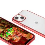 Evastore Apple iPhone 13 Mini Pixel Sarı Kenarlı Kapak Kılıf