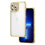 Evastore Apple iPhone 13 Pro Kamera Korumalı Taşlı Mina Kapak Kılıf
