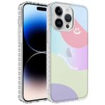 Evastore Apple iPhone 13 Pro Max Airbag Kenarlı Renkli Desenli Silikon Elegans Kapak Kılıf