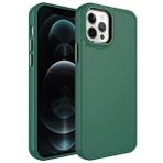 Evastore Apple iPhone 13 Pro Metal Çerçeve ve Buton Tasarımlı Sert Botox Kapak Kılıf