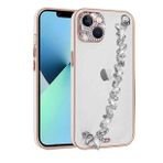 Evastore Apple iPhone 13 Taş Süslemeli Kamera Korumalı El Tutamaçlı Blazer Kapak Kılıf