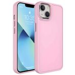 Evastore Apple iPhone 14 Metal Çerçeve ve Buton Tasarımlı Sert Botox Kapak Kılıf