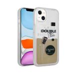 Evastore Apple iPhone 14 Plus Desenli Sıvılı Zore Drink Silikon Kapak Kılıf