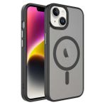 Evastore Apple iPhone 14 Plus Mat Arka Yüzey Wireless Şarj Özellikli Zore Flet Magsafe Kapak Kılıf