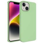 Evastore Apple iPhone 14 Plus Sıvı Teknolojili Silinebilir Sert Kivi Kapak Kılıf