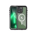 Evastore Apple iPhone 14 Pro 1-1 Su Geçirmez Siyah Kenarlı Kılıf