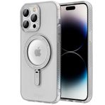 Evastore Apple iPhone 14 Pro Magsafe Şarj Özellikli Youngkit Rock Serisi Beyaz Kapak Kılıf