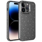 Evastore Apple iPhone 14 Pro Max Kamera Korumalı Simli Lüks Zore Koton Kapak Kılıf