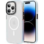 Evastore Apple iPhone 14 Pro Max Magsafe Şarj Özellikli Youngkit Jane Sand Serisi Mavi Kapak Kılıf
