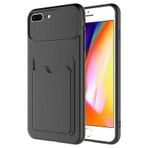 Evastore Apple iPhone 7 Plus ​Deri Görünümlü Kartlıklı Kamera Koruma Kılıf