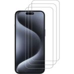 Evax 3'lü Paket iPhone 15 Pro Max Uyumlu Temperli Hd+ Cam Ekran Koruyucu (3'lü Paket)