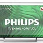 Evçelik Philips 65PUK7120 Elmas Panel 65 inç 2.5mm Uyumlu Tv Ekran Koruyucu