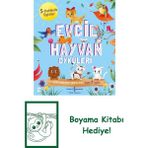 Evcil Hayvan Öyküleri – 5-Dakikalık Öyküler + Boyama Kitabı