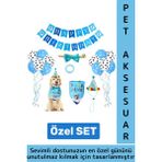 Evcil Hayvan Pet Ilgi Çekici Moral Yükselten Köpekler Için Eğlenceli Ödül Doğum Günü Partisi Seti - 1 Adet - Çok Renkli