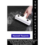 Evcil Hayvan Tüy Toz Giysi Yatak Koltuk Halı Kolay Temizlenir Hazneli Kedi Köpek Tüy Toplama Aleti - Çok Renkli - 1