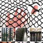 Evcil Hayvanlar, Daire, Merdiven, Trambolin, Oyun Alanı, Çocuk Güvenliği Halat Ağı, Çocuk Güvenliği için Araba Yolu Ağı, Beyzbol Softbol Ağı Spor Ağı (6,6 ft × 6,18 m, Siyah)