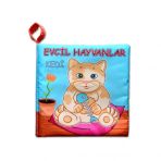 Evcil Hayvanlar Sessiz Kumaş Kitap T110 - Bez Kitap