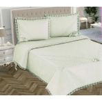 Evcimen Store Güpürlü Firuze Yatak Örtüsü - 250 x 250 cm - Açık Yeşil