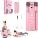 Evde Spor Için Kochler Pilates ve Egzersiz Aleti – Core, Kalça, Karın, Bel ve Kol Antrenmanına Uygun Çok Amaçlı Tahta - 1 Adet - Pembe