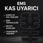 Evde Spor Için Orijinal Ems Kas Çalıştırma Aleti 2025 Titreşimli Seri ( Lisinya )