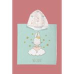 Evdek Ballerine Bunny Çocuk Panço Plaj Havlusu - 4 - 6 Yaş - Renkli