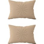 Evdek Çift Taraflı Dikdörtgen Kırlent Kılıf 2'li Ds5 - 30 x 60 cm - Renkli