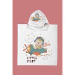 Evdek Little Pilot Çocuk Panço Plaj Havlusu - Renkli - 2 - 4 Yaş
