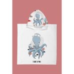 Evdek Sailor Octopus Çocuk Panço Plaj Havlusu - Renkli - 2 - 4 Yaş