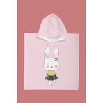 Evdek Skirted Bunny Çocuk Panço Plaj Havlusu - Renkli - 4 - 6 Yaş
