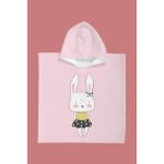 Evdek Skirted Bunny Çocuk Panço Plaj Havlusu - Renkli - 7 - 10 Yaş