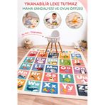 Evdek Water Repellent,Yer/ Mama Sandalyesi Altı,Aktivite,Yemek ve Oyun Örtüsü 6EMD10