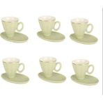 Evdema 6 Lı Kahve Fincanı Seti MTFK.0109 - Yeşil