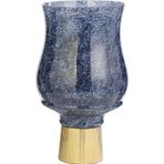 Evdema BLUE MOZAİK GOLD KAİDELİ VAZO BÜYÜK 20*20*36 CM AK.JB0152