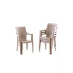 Evdemo Efes 4'lü Rattan Sandalye Cappuccino