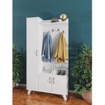 Evdemo Eko Beyaz Portmanto Vestiyer