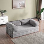 Evdemo Lounge Gri Çok Amaçlı Koltuk Yatak Aktivite Koltuğu
